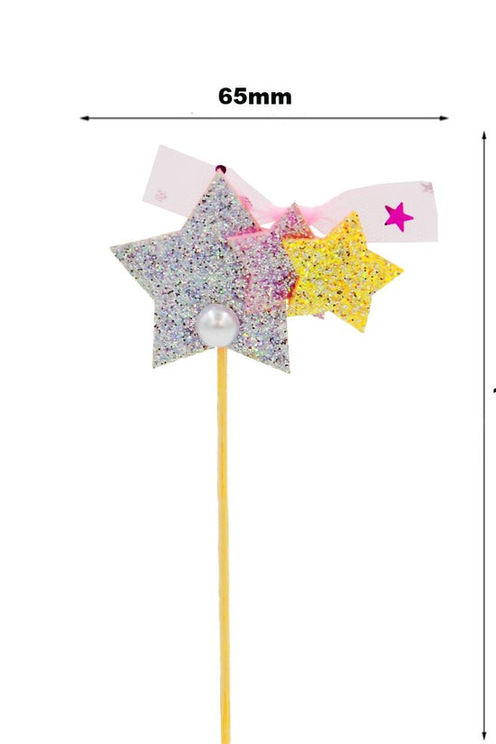 Blue Three Stars With Lace Cake Topper - TEM IMPORTS™