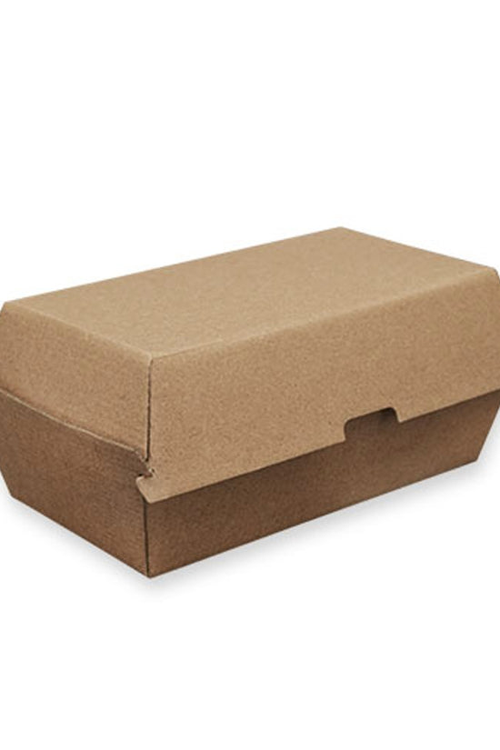 Corrugated Kraft Plain Brown Regular Snack Box