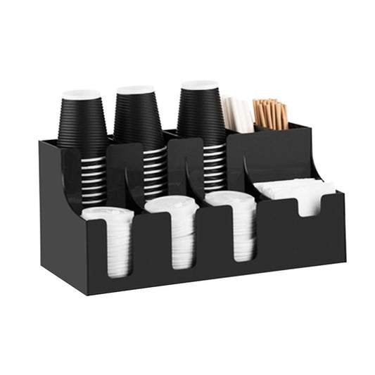 Cup & Lid Dispenser Vertical - Black - TEM IMPORTS™