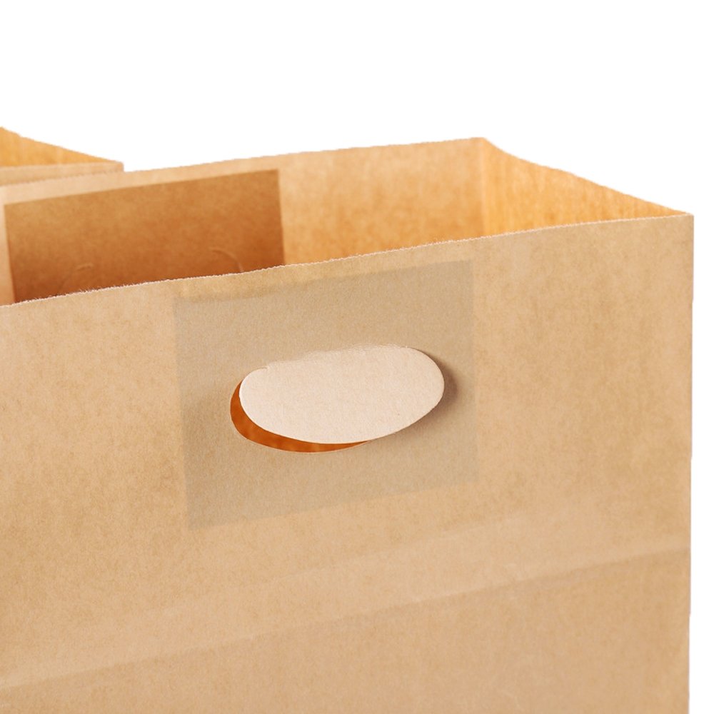 Retail Takeaway Brown Kraft Die-Cut Handle Paper Bag - TEM IMPORTS™