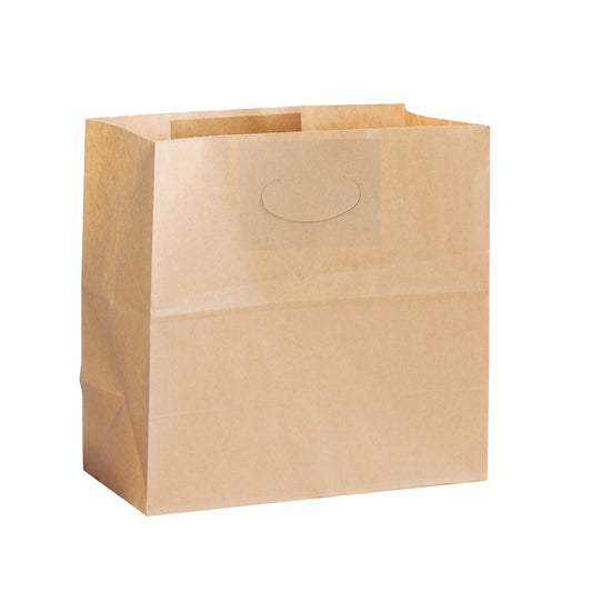Retail Takeaway Brown Kraft Die-Cut Handle Paper Bag - TEM IMPORTS™