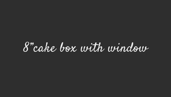 26x26x29 Front Window Board Cake Box