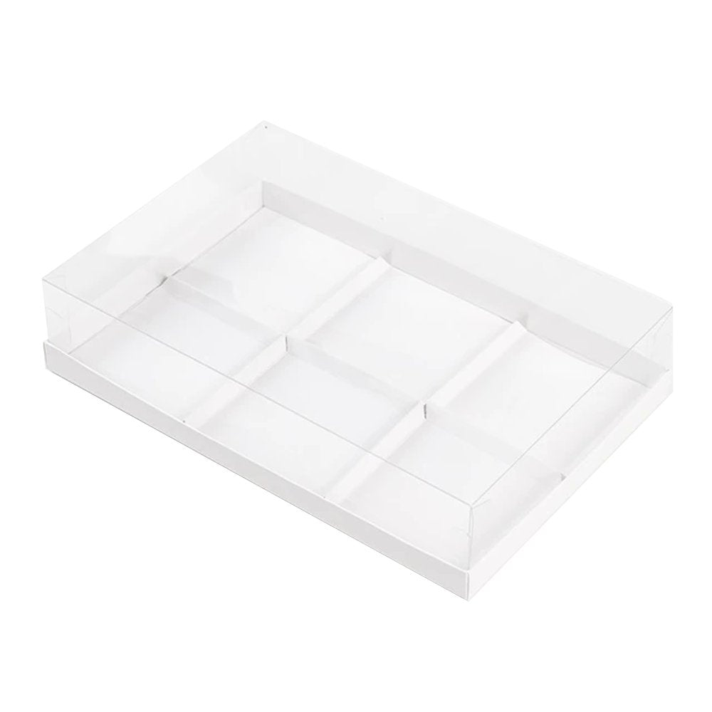 Extra Small Rectangular Clear Flat Cake Box - TEM IMPORTS™