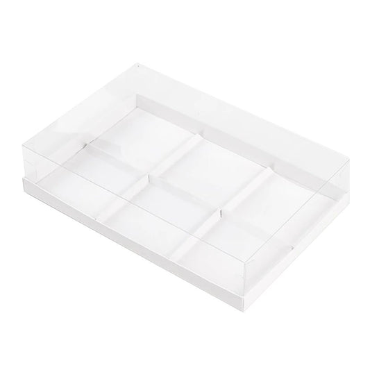 Extra Small Rectangular Clear Flat Cake Box - TEM IMPORTS™