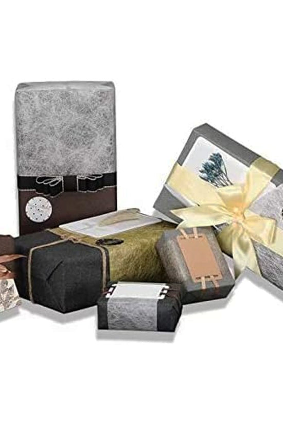 Gold Specialty Silk Wrapping Paper Sheets - Pack of 10 - TEM IMPORTS™