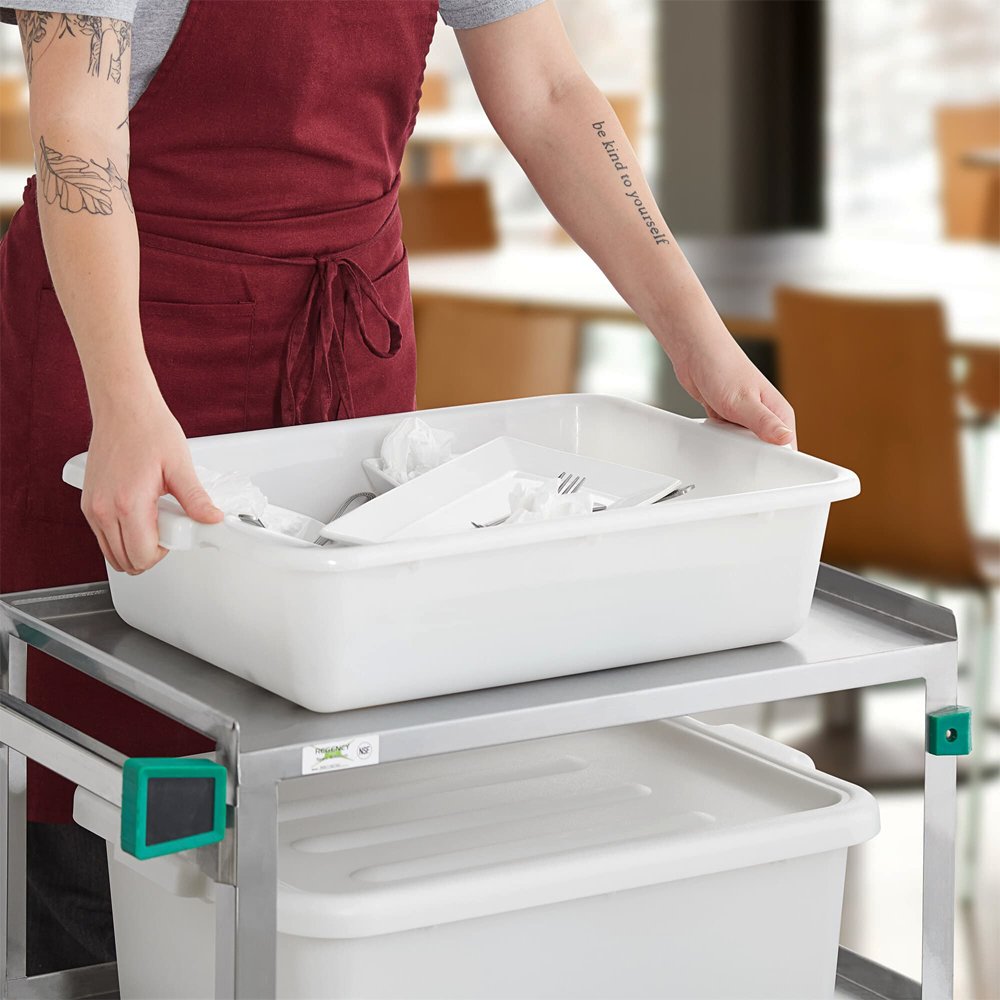 H175 KH Classik Chef Tote Box - White 550x390mm - TEM IMPORTS™