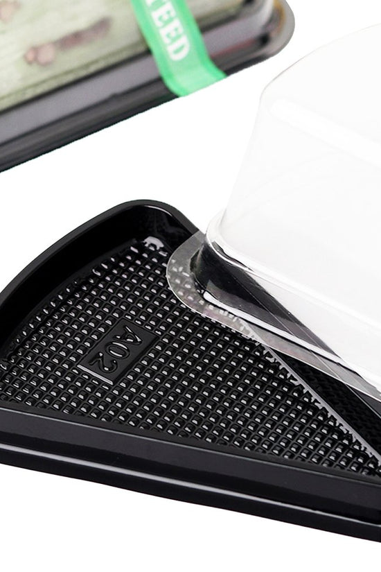 Individual Small Black Triangle Slice Cake With Lid - TEM IMPORTS™