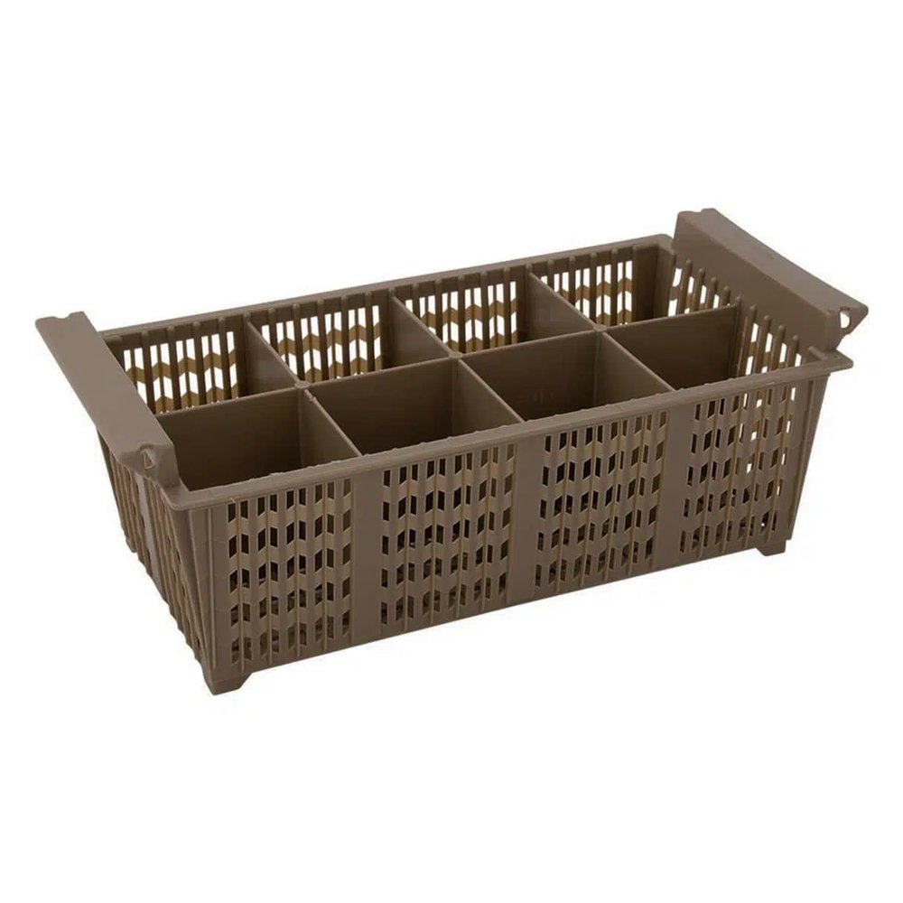 Dishwasher Cutlery Basket No Handle - Brown