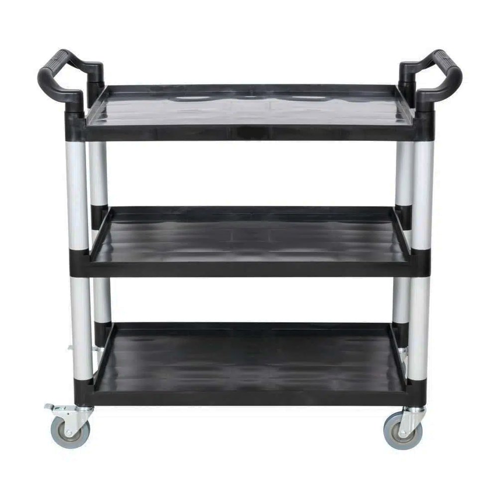 KH Large 3 Tier Utility Trolley - Black - TEM IMPORTS™