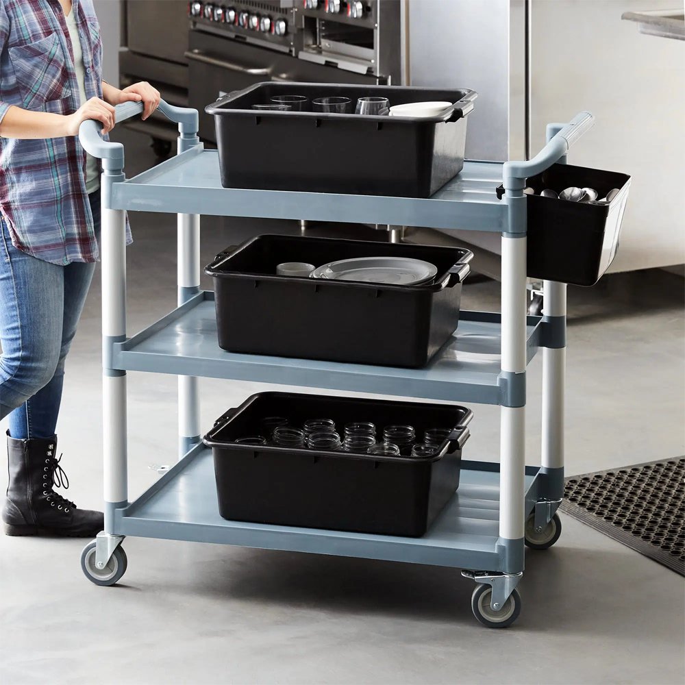 KH Small 3 Tier Utility Trolley - Grey - TEM IMPORTS™