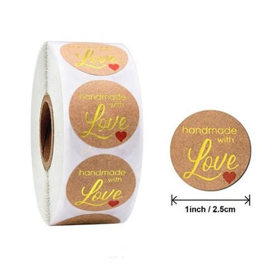 Kraft Label Sticker Roll 