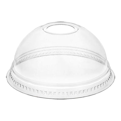 Large (D/95mm) PET Dome Lid Die-Cut Hole Suit 340-620mL PP Cups