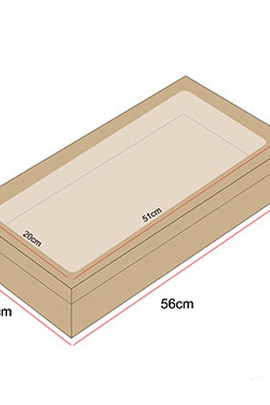 Large Rectangular Kraft Grazing Box - Tray *H80 - TEM IMPORTS™