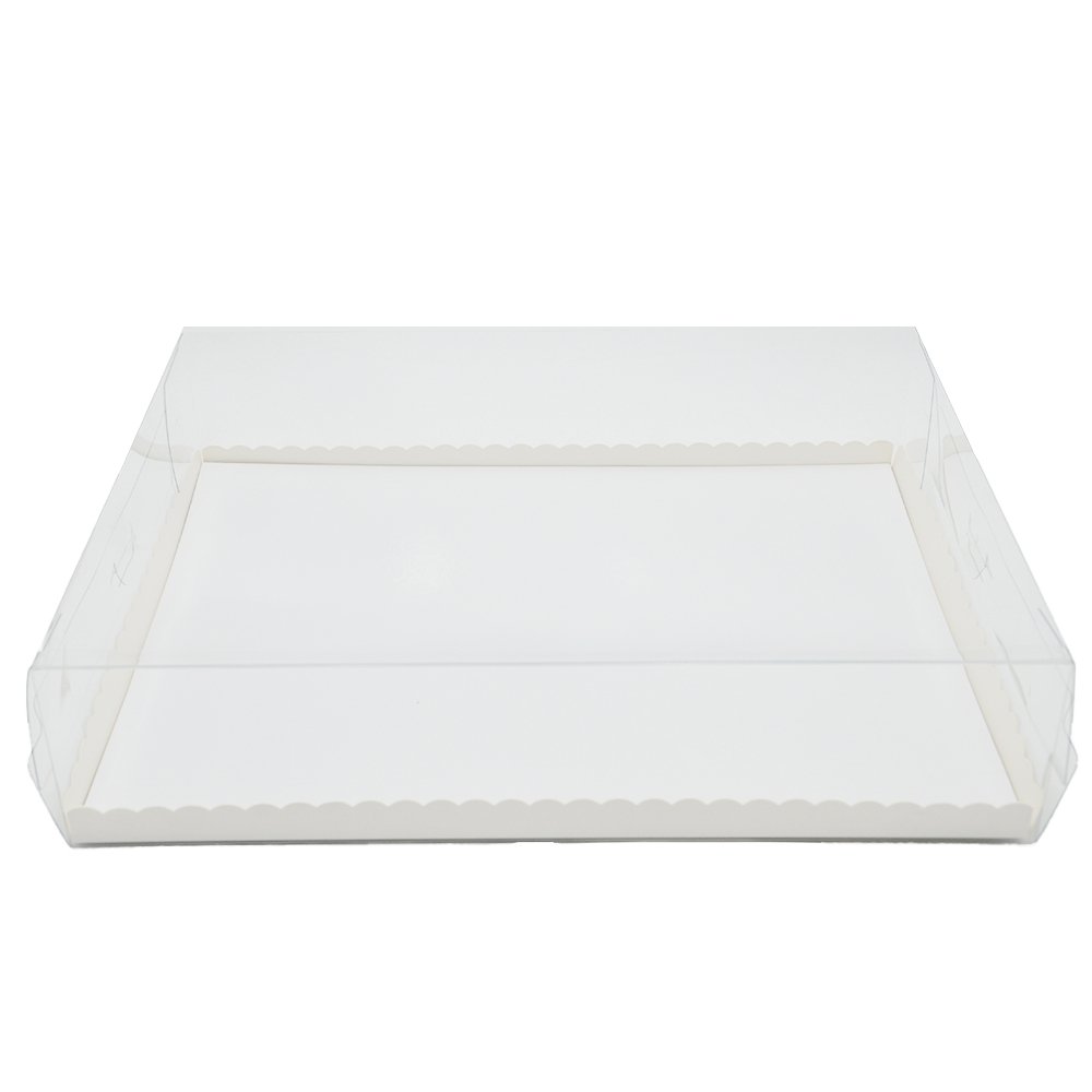 Medium Rectangular Clear Cake Box - TEM IMPORTS™