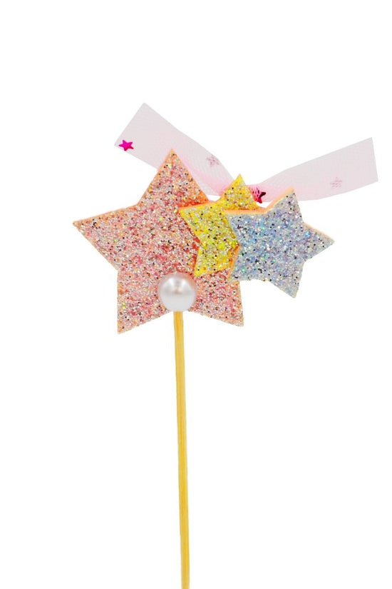Pink Three Stars With Lace Cake Topper - TEM IMPORTS™