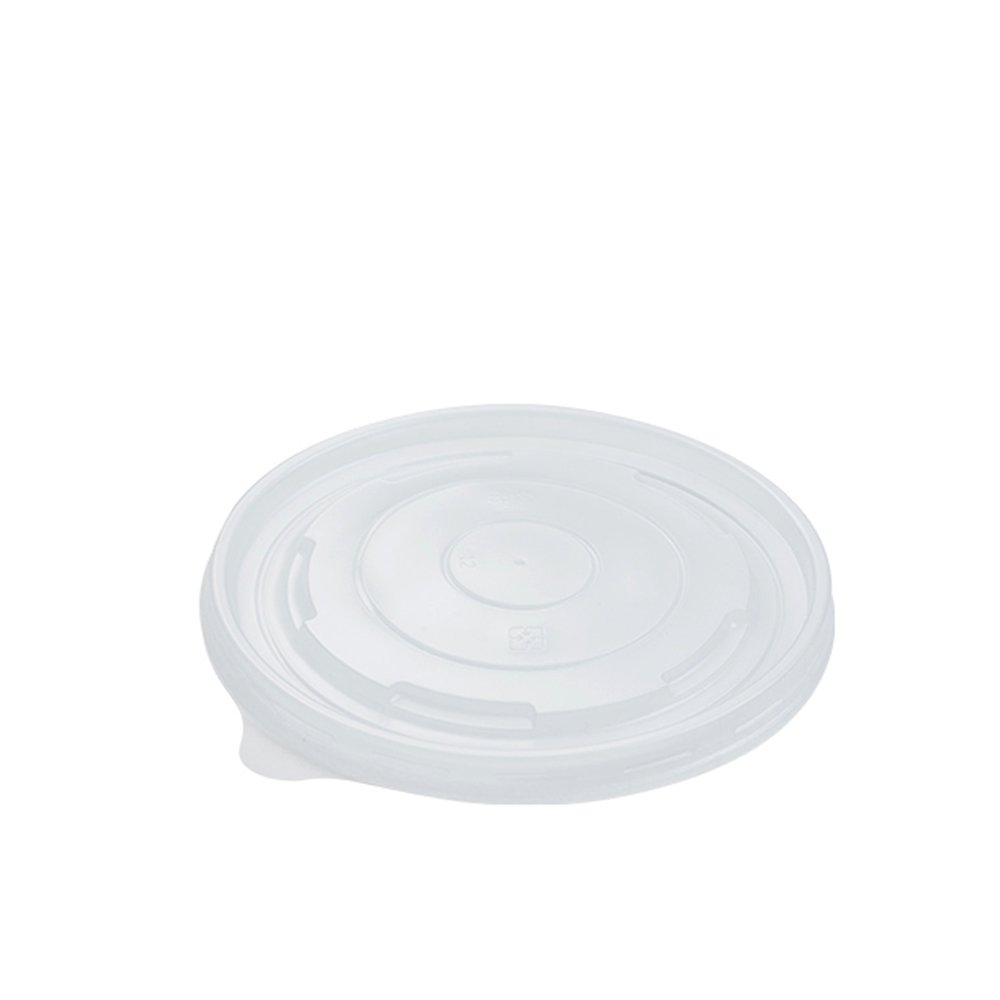 Plastic PP Lid For Sugarcane Round Tubs 12/16oz - TEM IMPORTS™