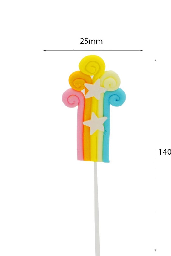 Rainbow & Star Cake Topper Shape #5 - TEM IMPORTS™