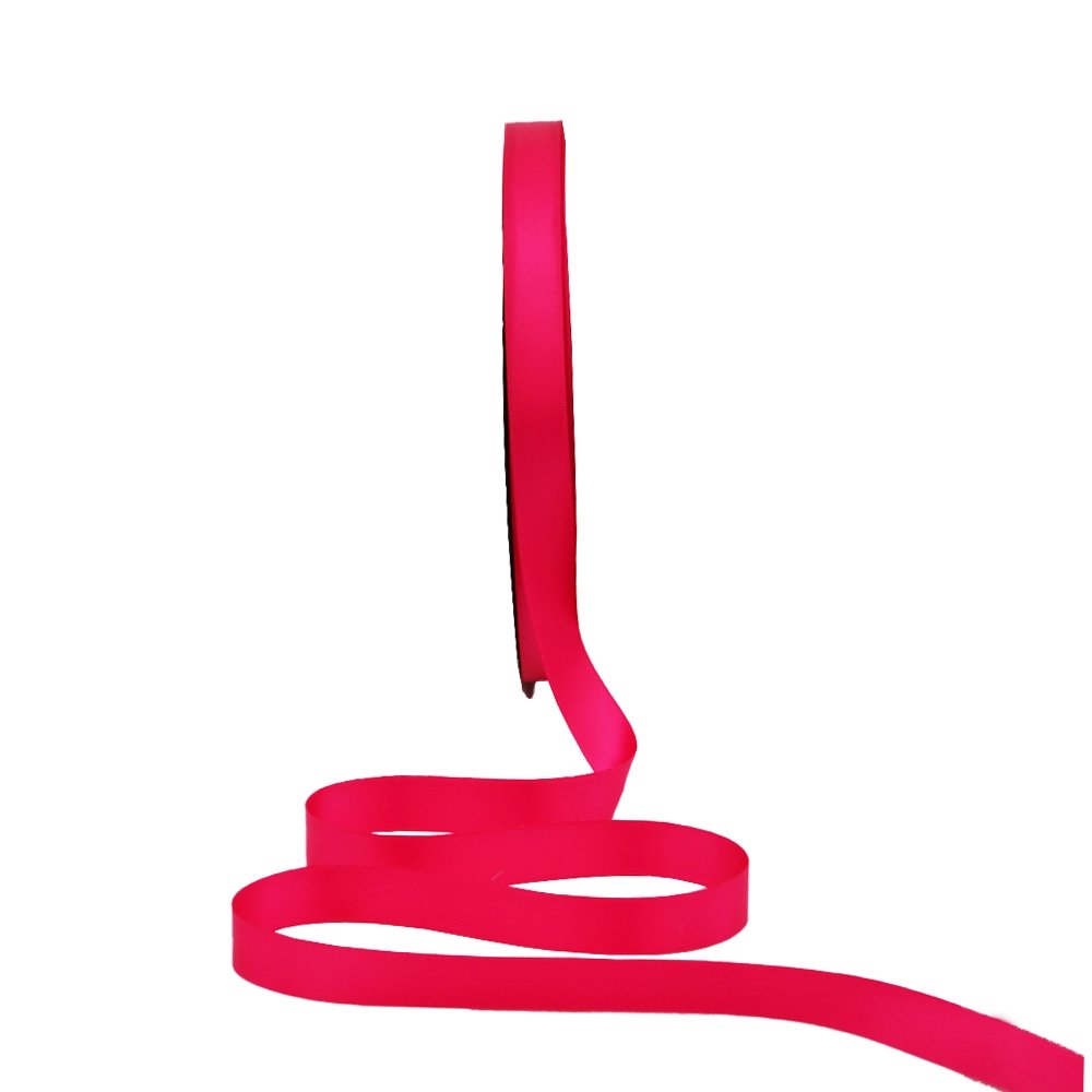 Satin Double Faced Woven Edge Ribbon-Azalea - TEM IMPORTS™