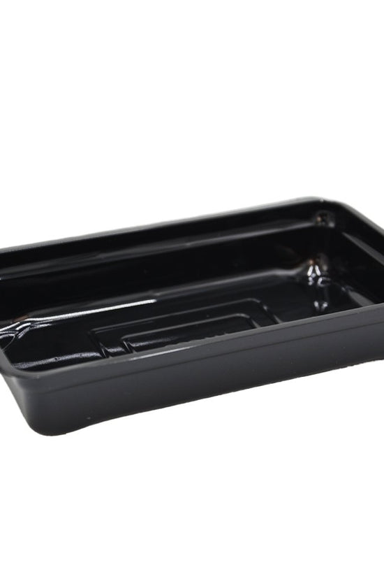 Small Rectangular Black With Clear PET Lid - TEM IMPORTS™
