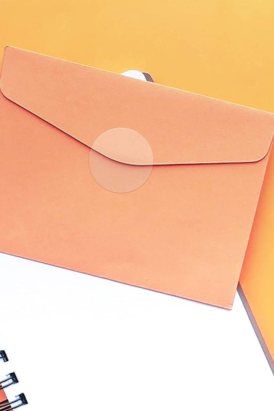 Transparent Round Seal Stickers - Pk12 - TEM IMPORTS™