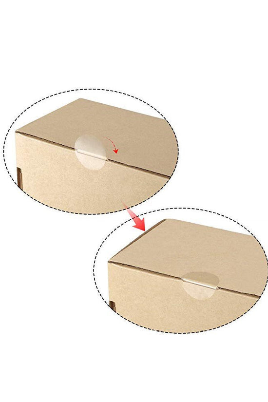 Transparent Round Seal Stickers - Pk12 - TEM IMPORTS™
