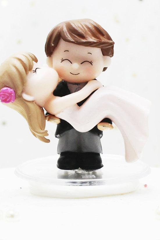 Western Wedding Couple Cake Topper Set - TEM IMPORTS™
