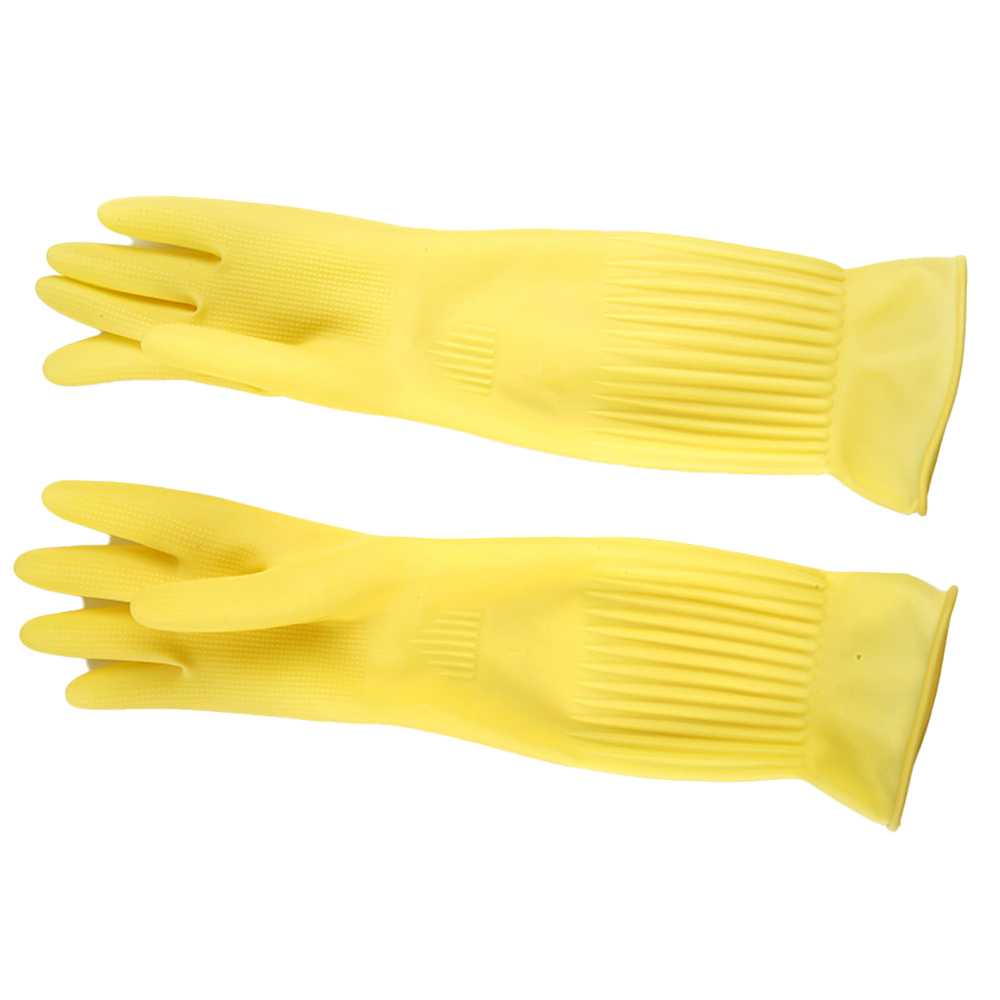 Large Commercial Kitchen Dishwashing Cleaning Rubber Gloves